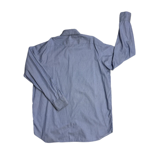 Tom James® Blue Striped Formal Shirt(XL)