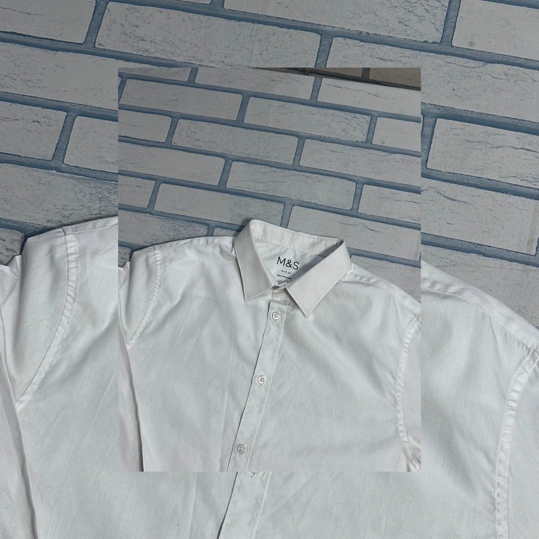 M&S® White Classic Formal Shirt(S)