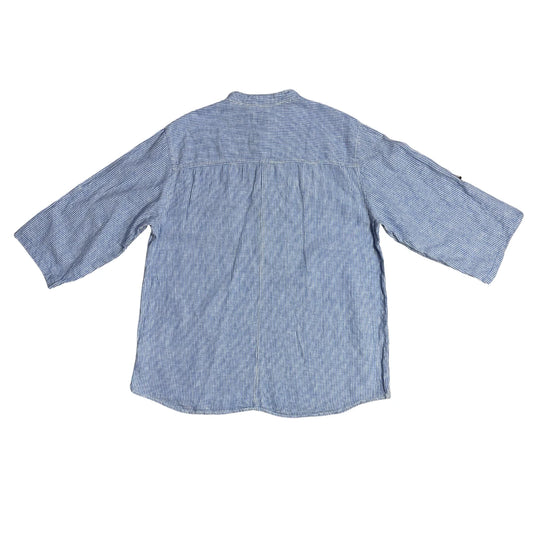 LOGG® Blue White Striped Casual Shirt(S)