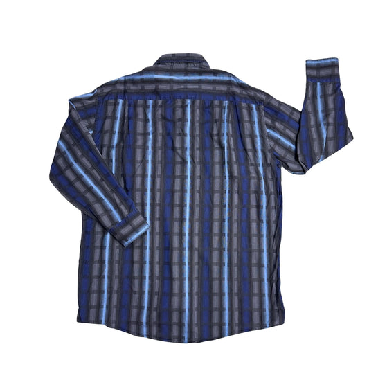 Casa Moda® Blue Check Formal Shirt(L)