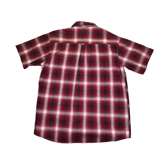 Worker® Red Plaid Short Sleeve Shirt (L)