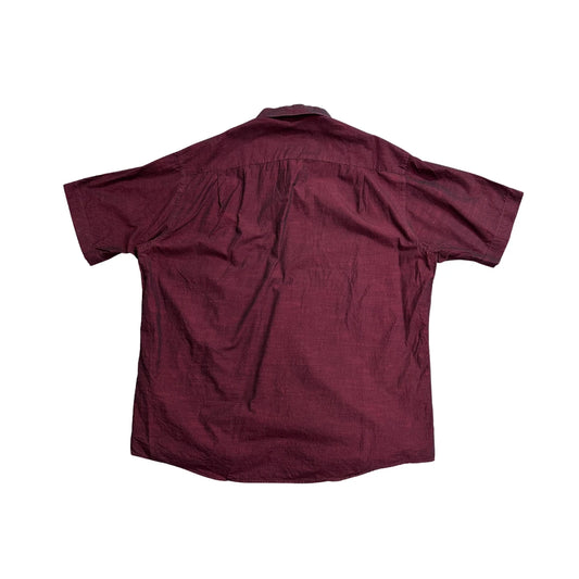 Angelo Litrico® Burgundy Short Sleeve Shirt (XL)