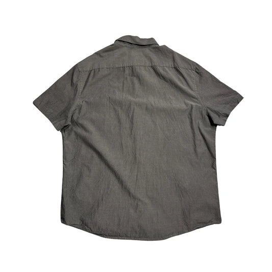 Express® Charcoal Short Sleeve Casual Shirt(L)