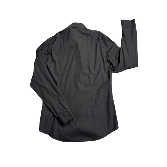 Jake's Collection® Black Slim Fit Dress Shirt(M)