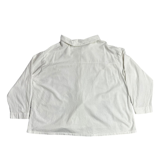 O Neill ® Off-White Artistic Print Relaxed Shirt 🎨CHEST 28 4(XL)