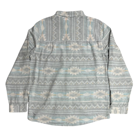 Passenger ® Geometric Pattern Button-Down Shirt 🌿|CHEST 23 L