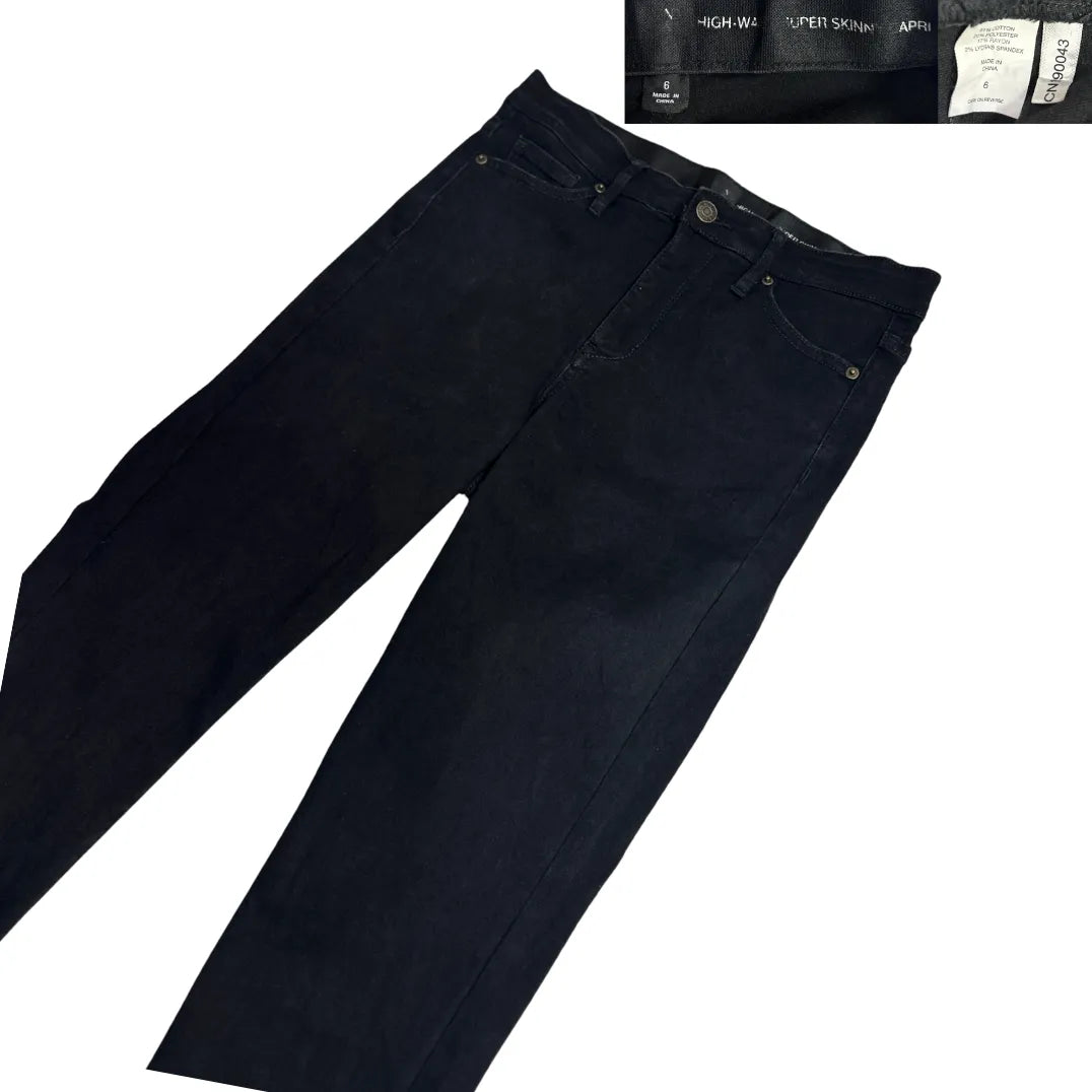 High Waist Super Skinny Black Jeans ✨