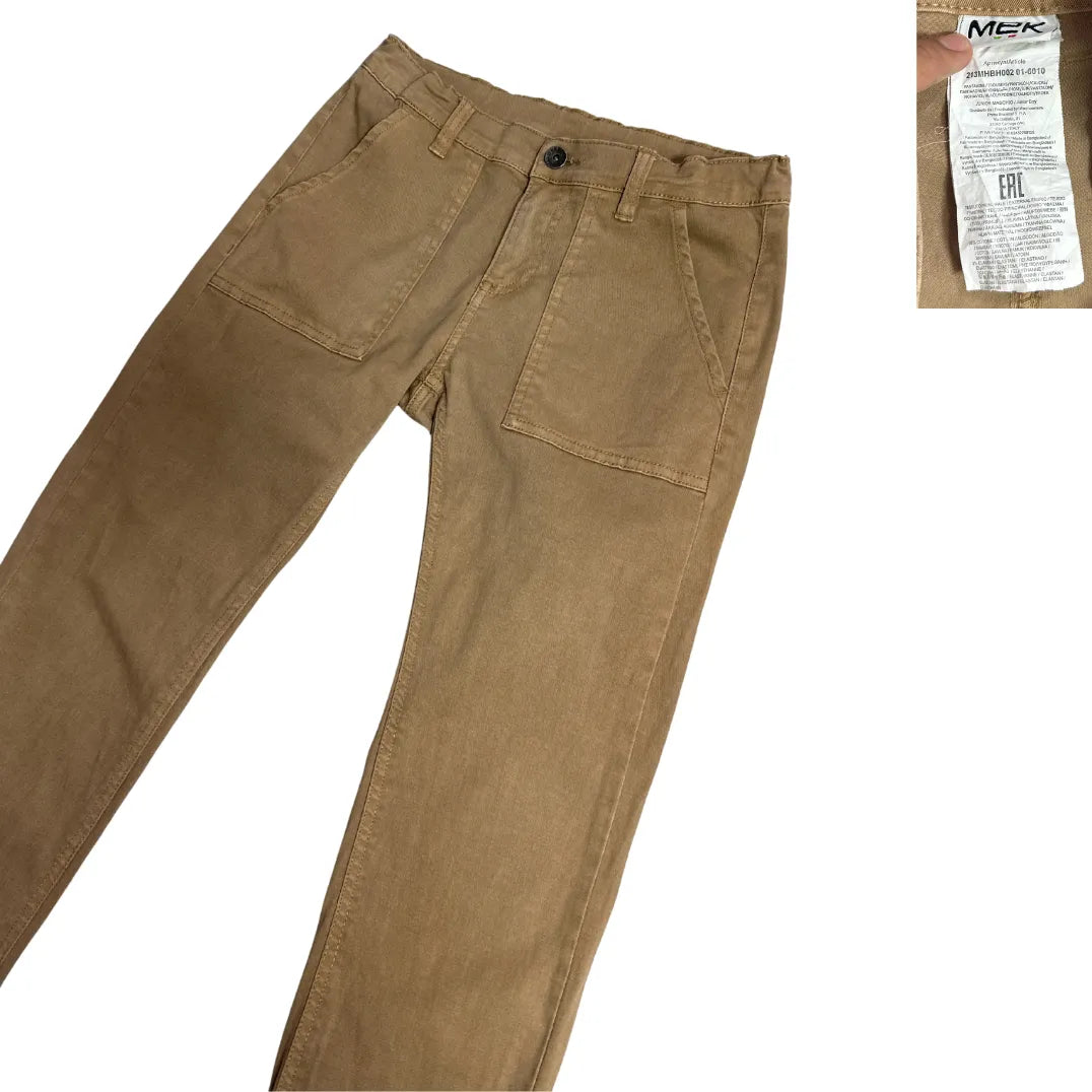 MEK Utility Style Slim Fit Chino Pants 👖🔥