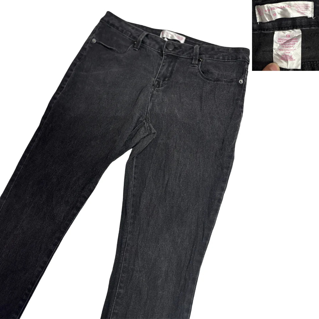 No Boundaries Black Slim Fit Denim Jeans 👖🖤
