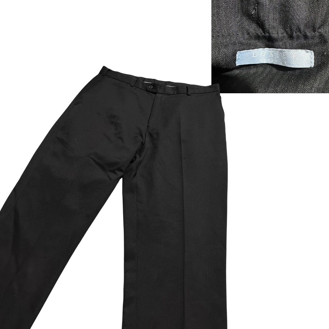 Loxely® Black Formal Dress Trousers