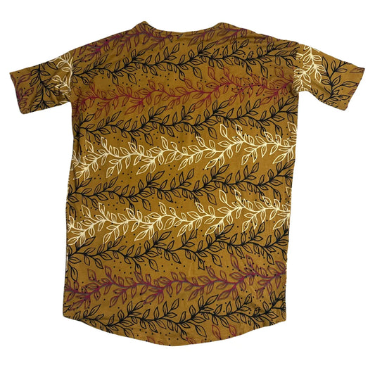 LuLaRoe Leaf Print Casual Tee ๐