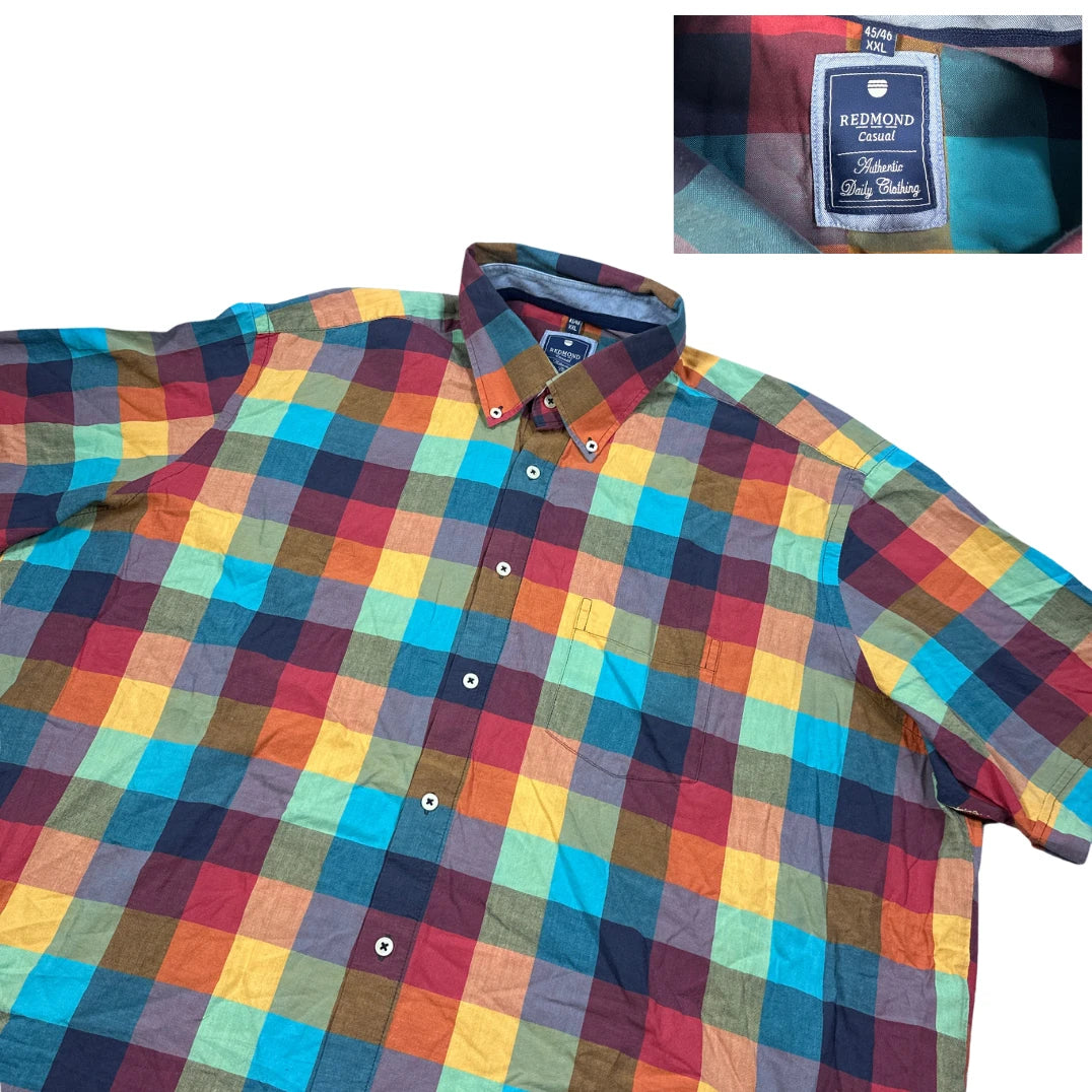 Redmond® Multicolor Checked Casual Shirt(2XL)