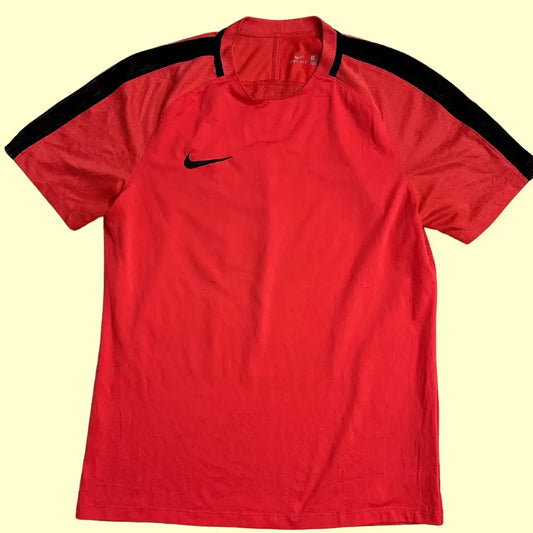 Nike Dri-FIT Training T-Shirt in bright red with black detailing