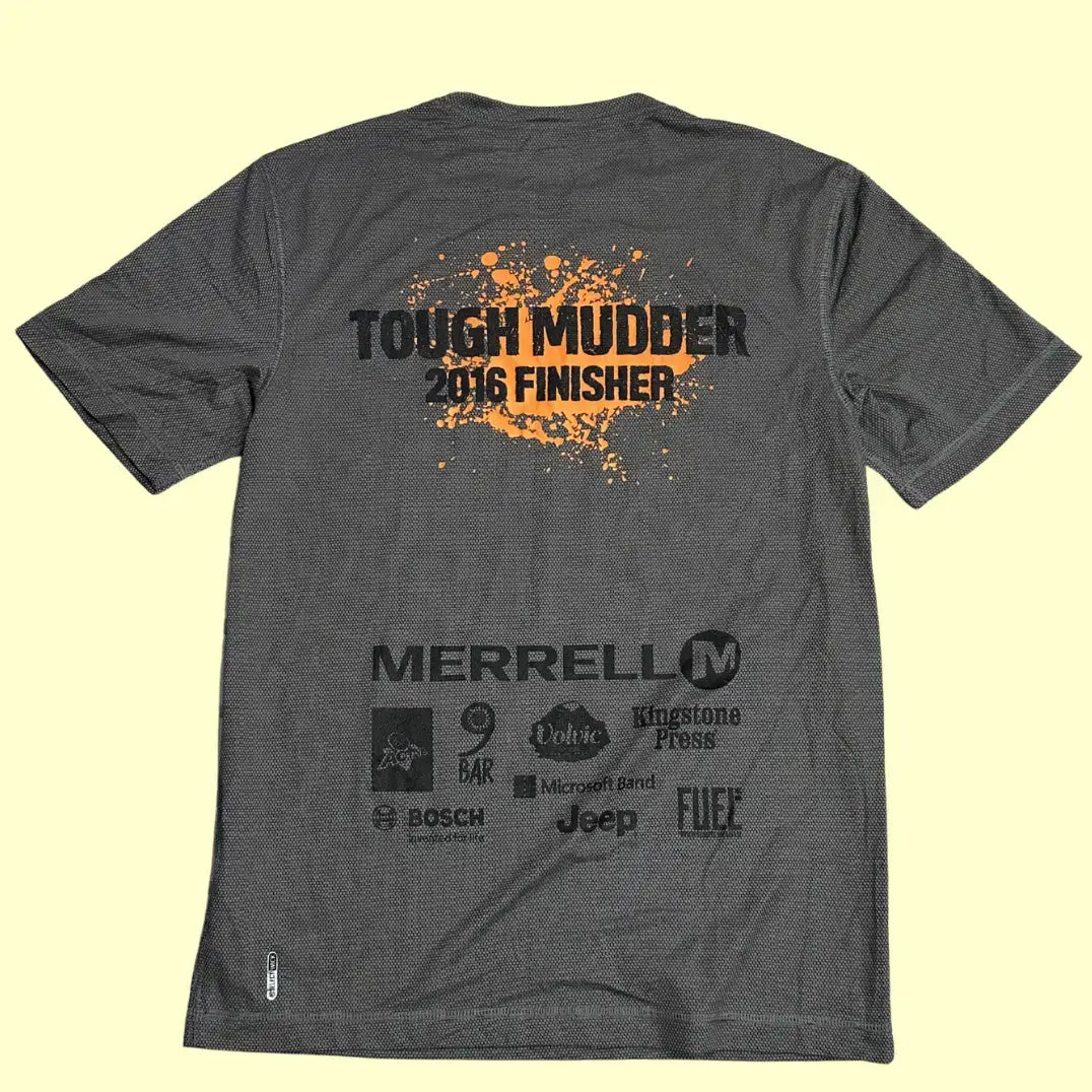Official Tough Mudder 2016 Finisher T-shirt by Merrell