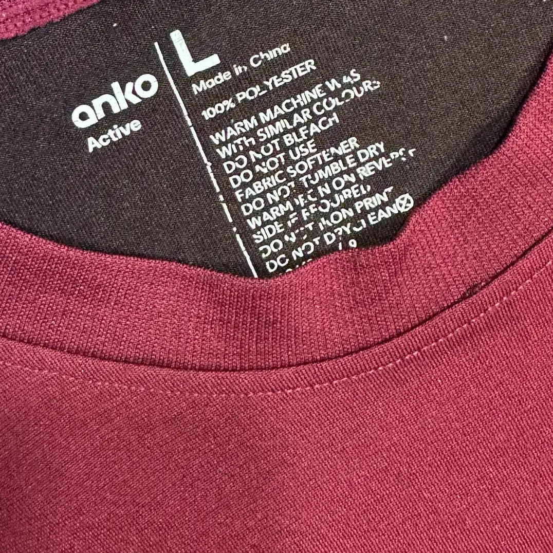 Casual maroon Anko Active T-shirt