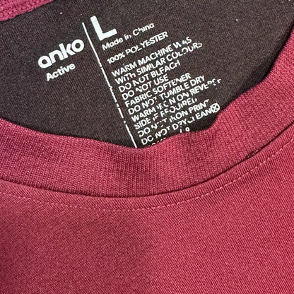 Casual maroon Anko Active T-shirt