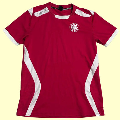 Classic Hummel red and white team jersey featuring the "GOUDΑ"