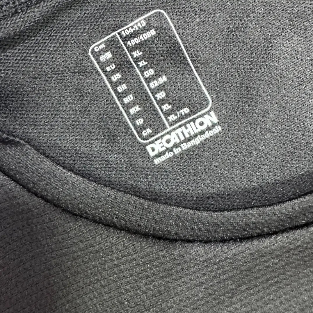 Decathlon Kalenji Black Running T-Shirt