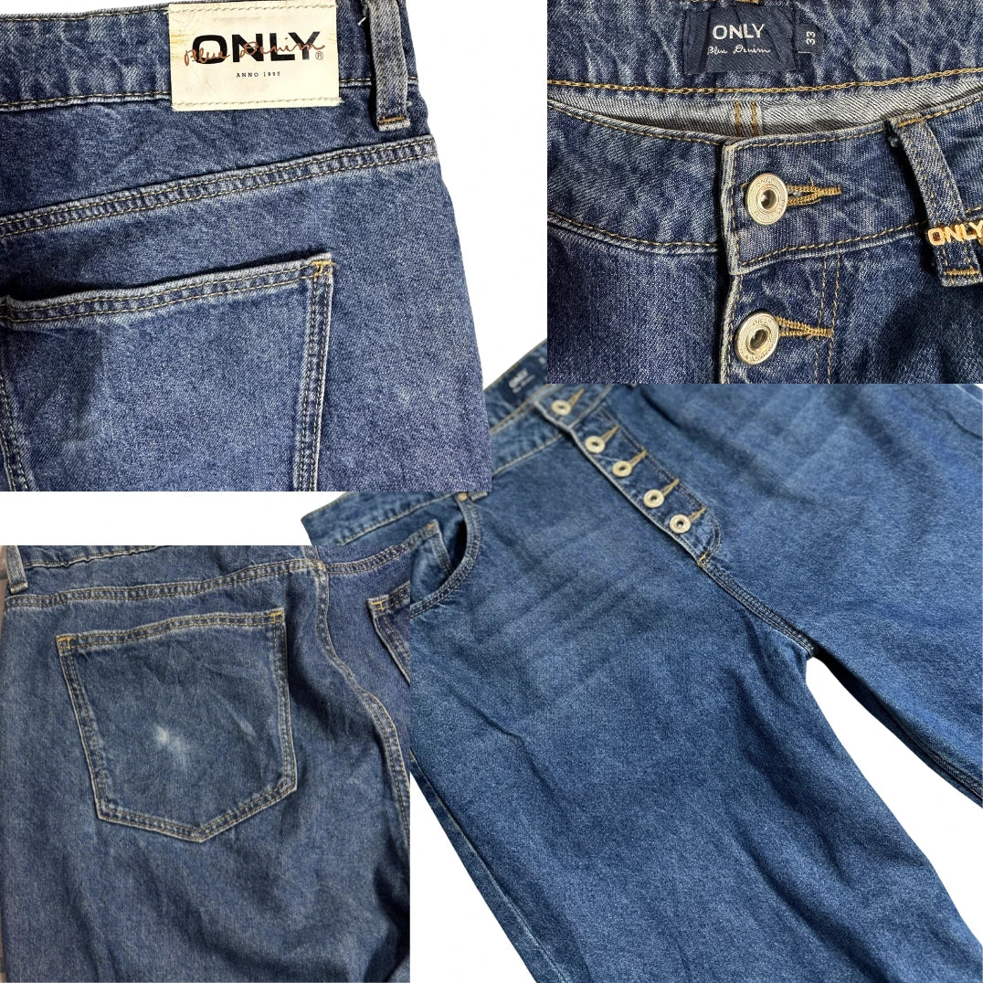 ONLY Women’s Classic Blue Denim Jeans