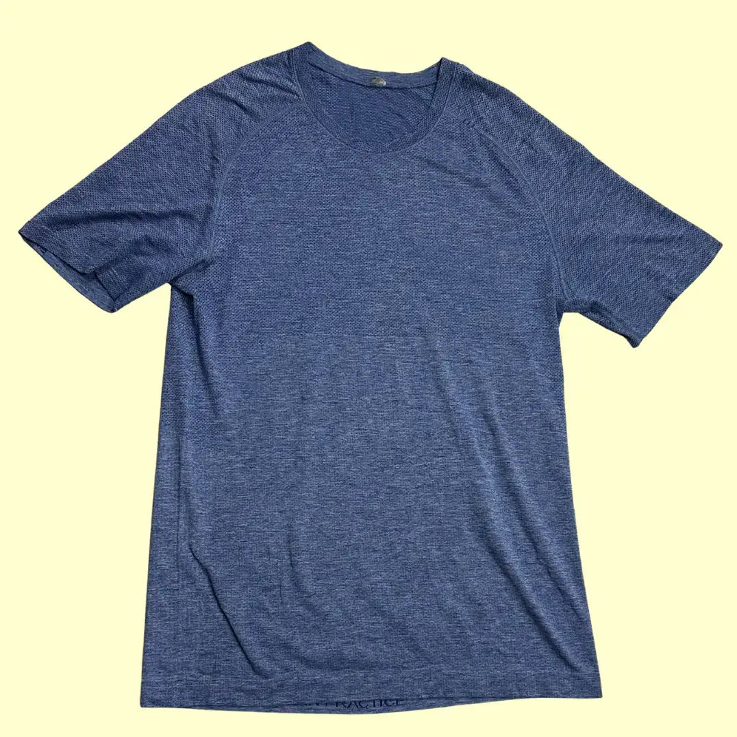 Lululemon Blue Heathered Training Tee