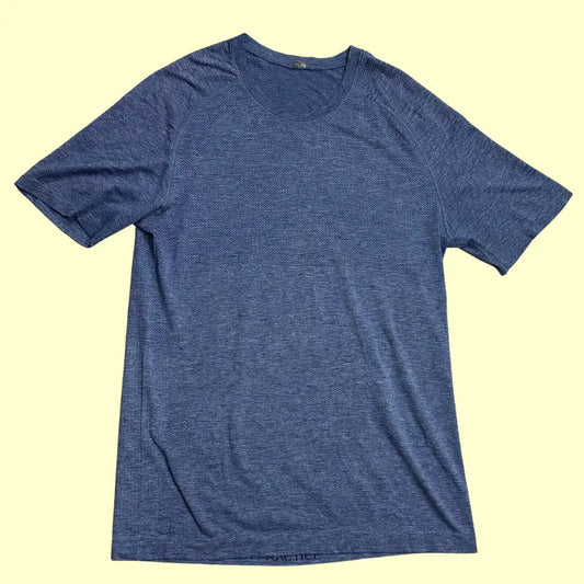 Lululemon Blue Heathered Training Tee