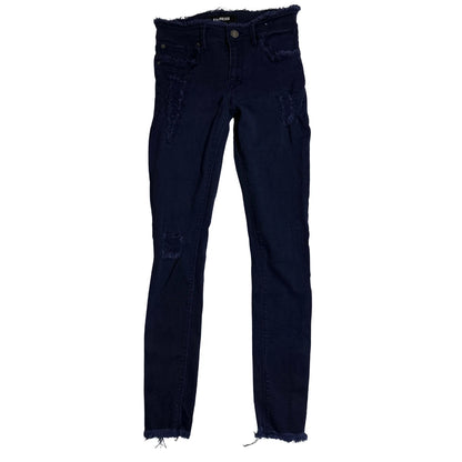 EXPRESS Women’s Distressed Skinny Blue Jeans