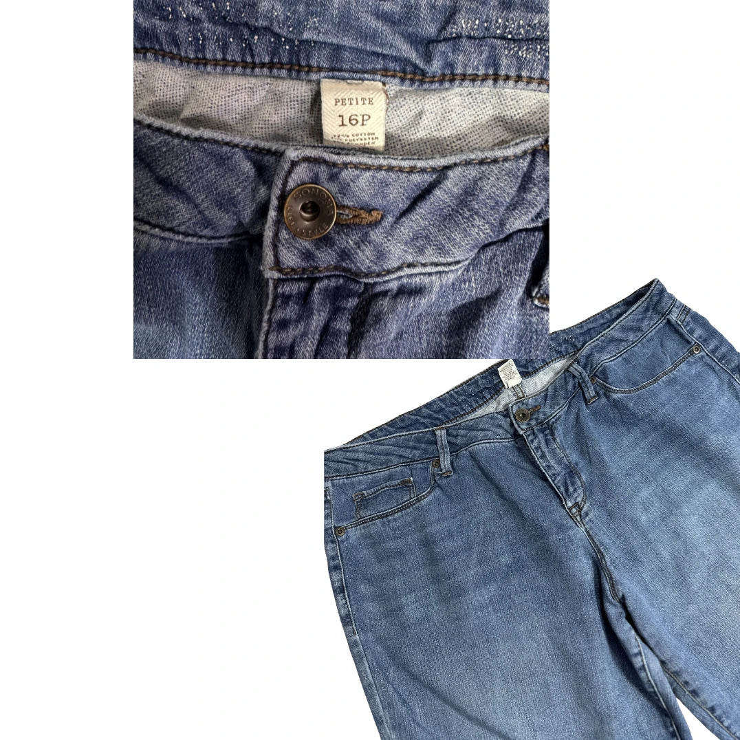 Women’s Classic Blue Denim Jeans Petite Fit