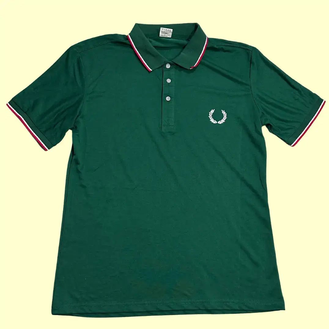 🟢 Fred Perry Green Polo Shirt