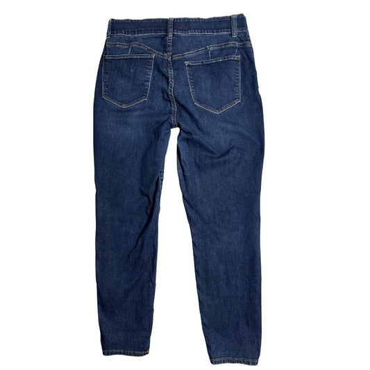 NY & Company Curvy High Waist Blue Denim Jeans