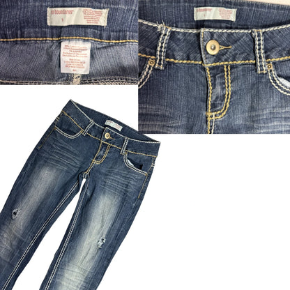 No Boundaries Dark Blue Slim Fit Denim Jeans