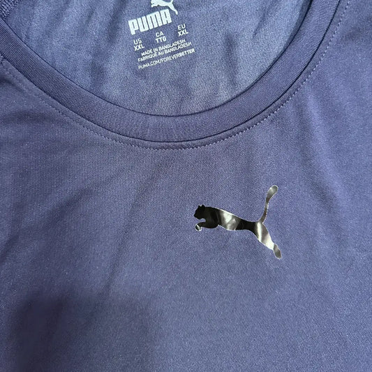 Puma DryCell performance t-shirt in navy blue.