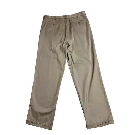 George Beige Cotton Chino Trousers for Men