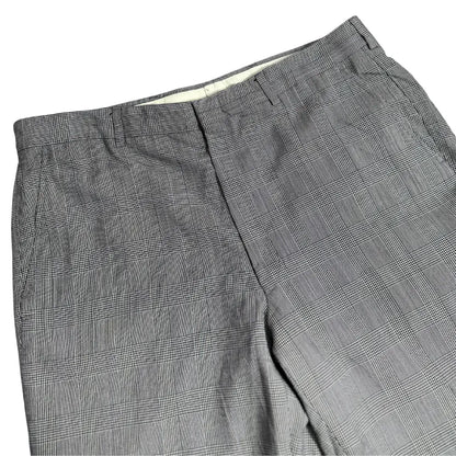 Men’s Grey Checkered Formal Trousers Classic Smart Fit 👔