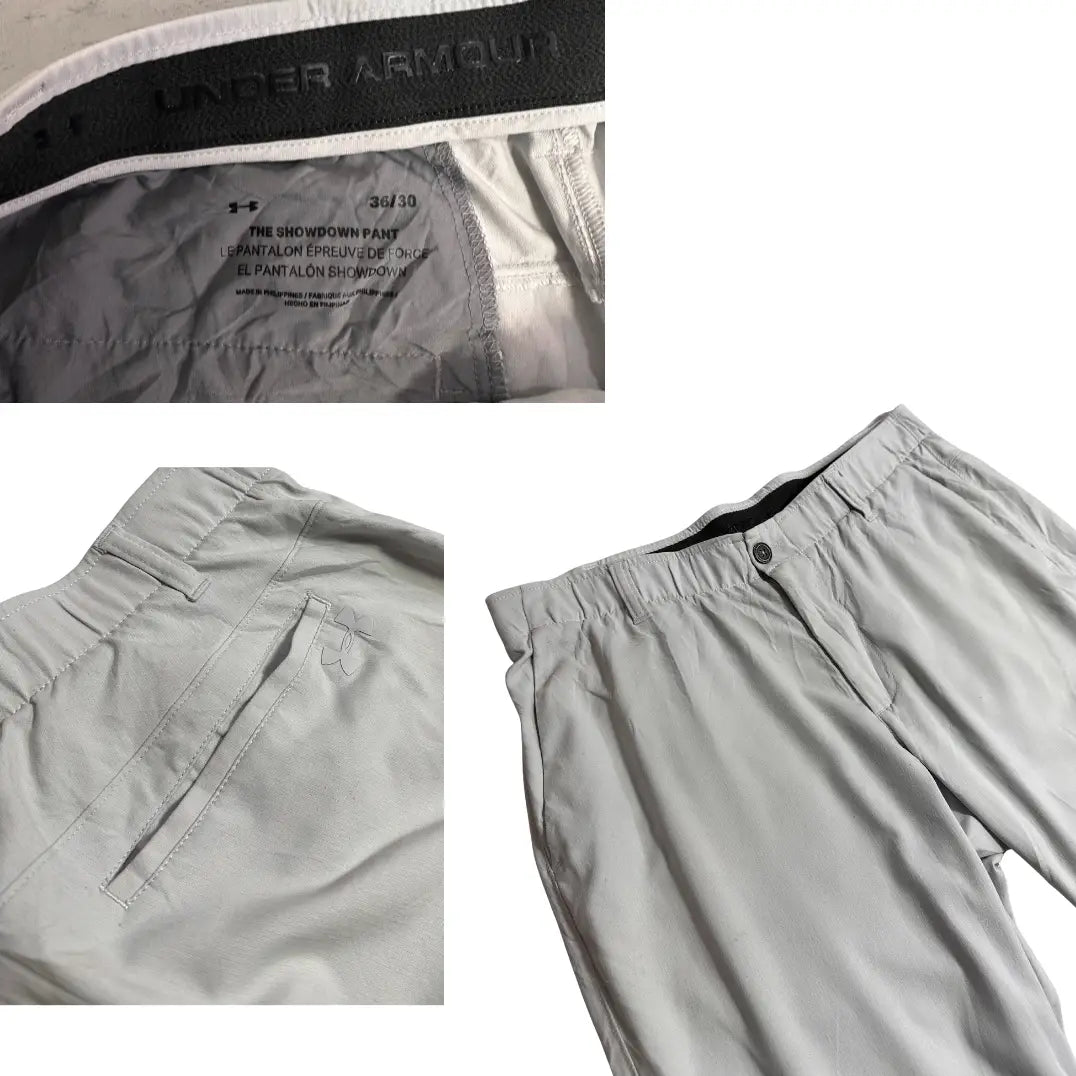 Under Armour Light Grey Trousers Men’s Athletic Fit