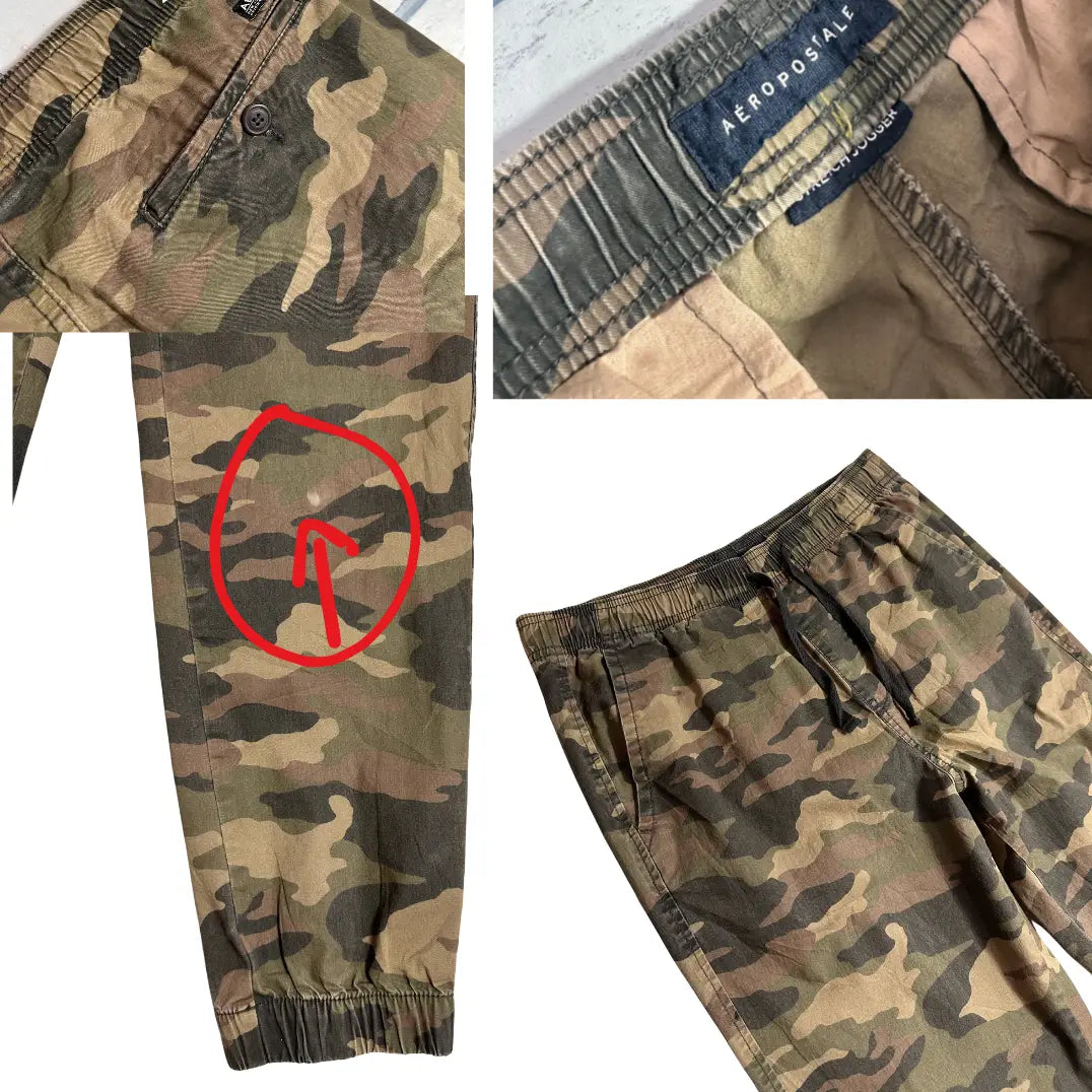 Aeropostale Camo Jogger Pants Men’s Casual Streetwear