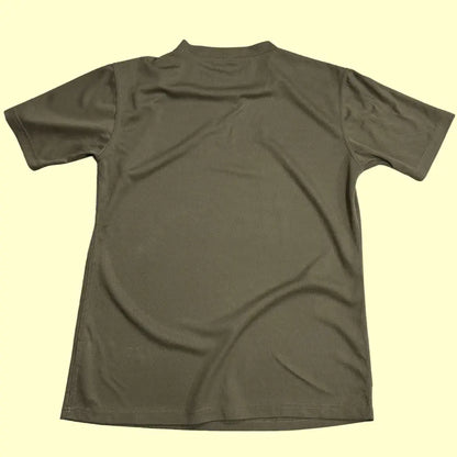military combat T-shirt in light olive