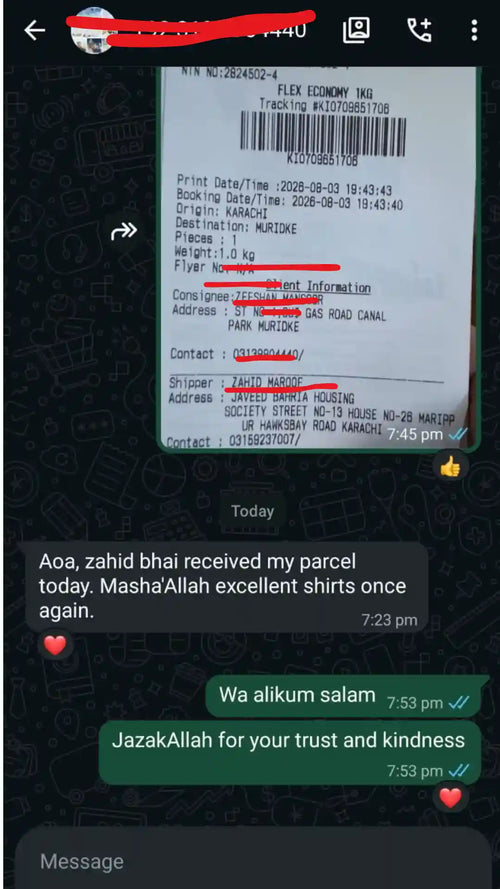 Customer feedback
