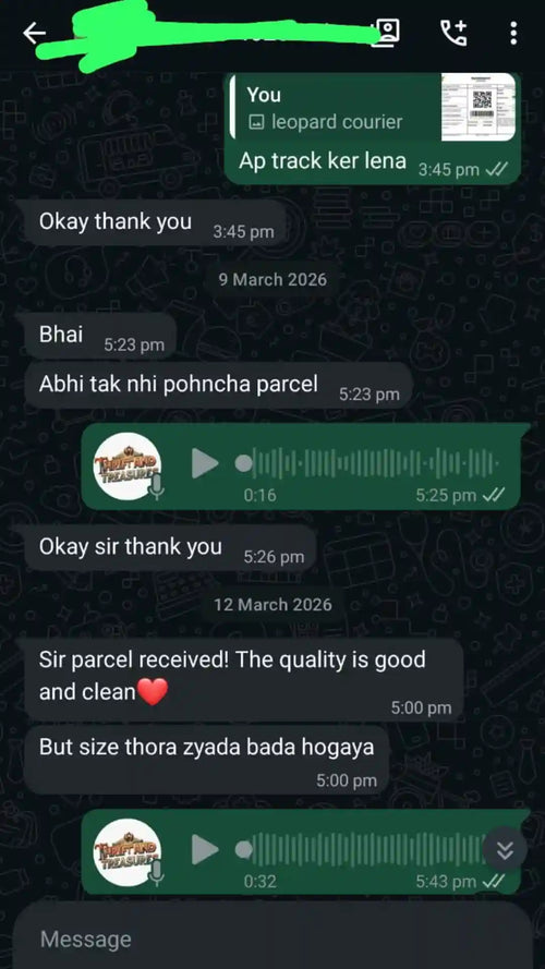 Customer feedback
