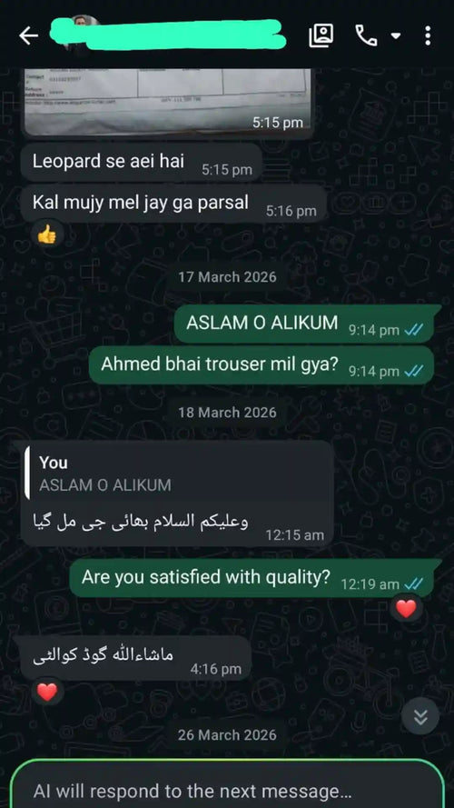 Customer feedback