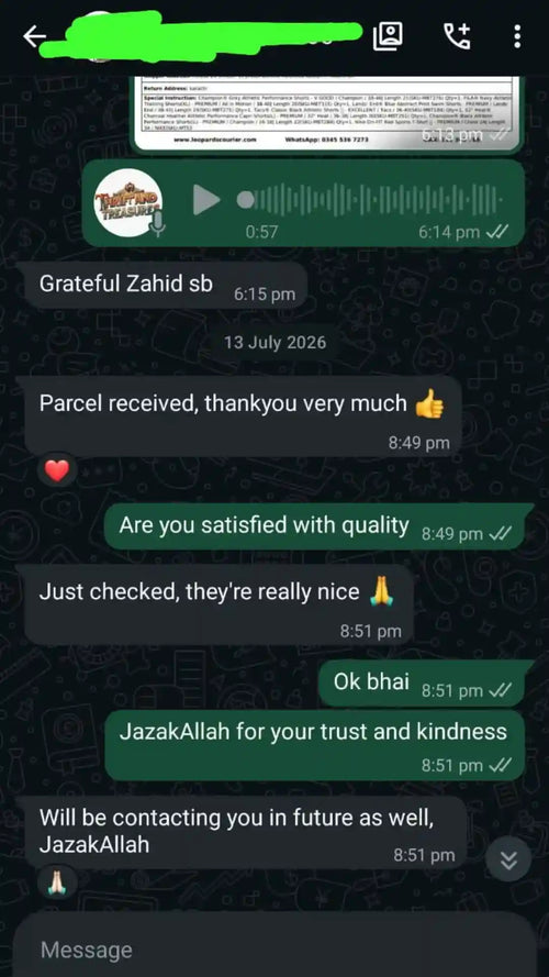 Customer feedback