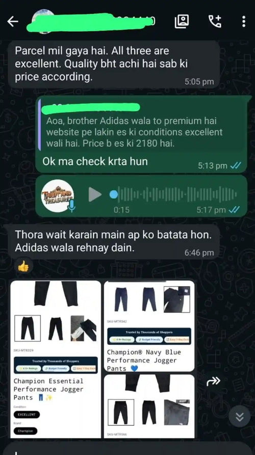Customer feedback