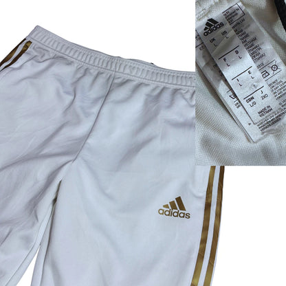 Adidas® White & Gold Track Pants(L)