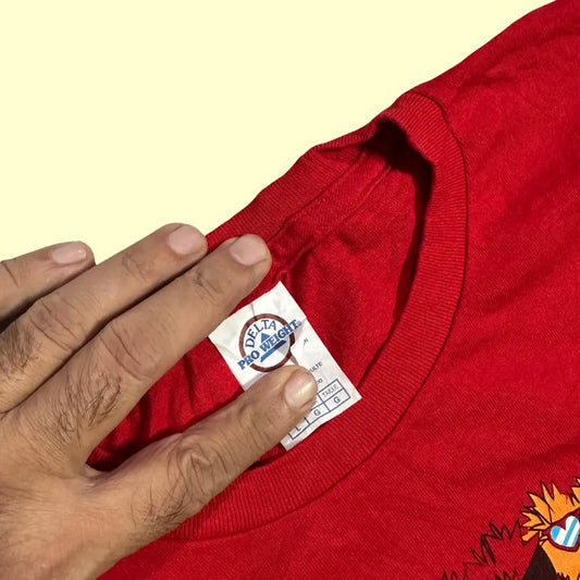 Delta Pro Weight “Celebration!” Red Graphic Tee