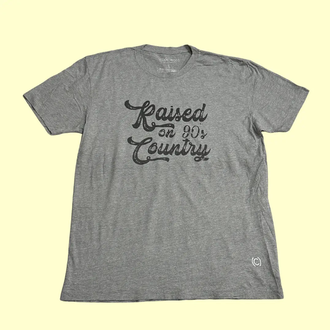 🤠 (code)word “Raised on 90’s Country” Graphic Tee