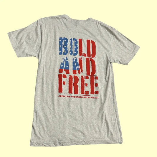 🇺🇸 Operation Underground Railroad “Bold and Free” Tee