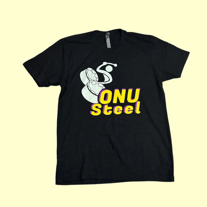 ONU Steel Black Graphic Tee (Next Level Apparel, Medium)