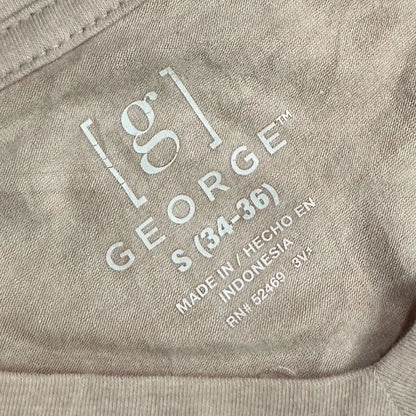 George “Getting Rowdy” Light Pink V-Neck Tee (Small)