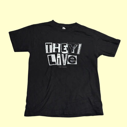 “They Live – The Band” Black Graphic Tee (American Apparel, Medium)