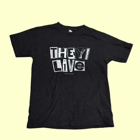 “They Live – The Band” Black Graphic Tee (American Apparel, Medium)