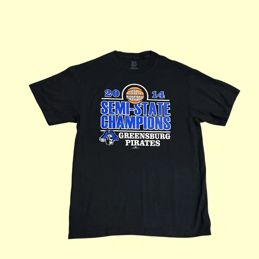 🏆 Greensburg Pirates 2014 Semi-State Champions Tee